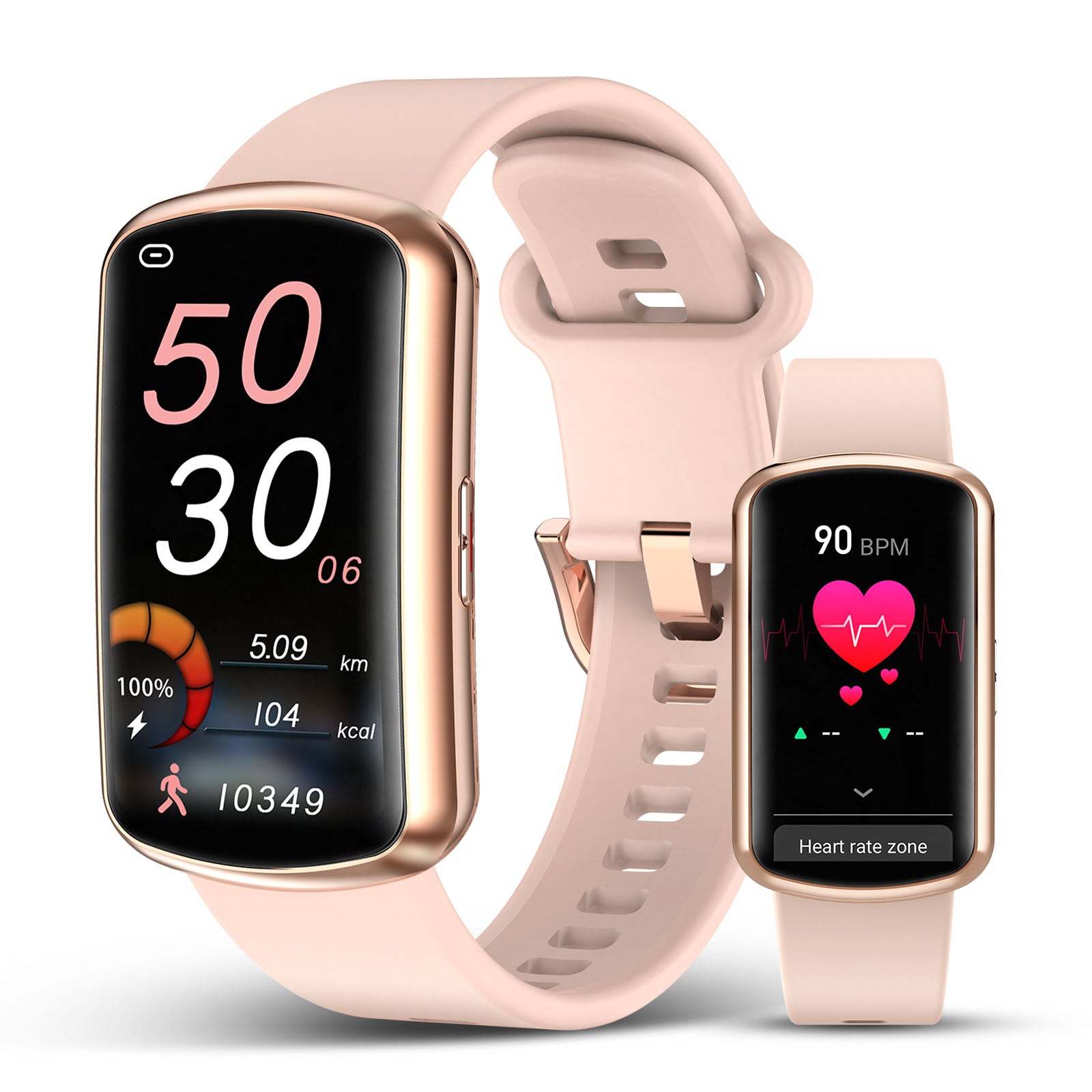 H95 SOUYIE 2026 Smart Watch Fitness Trackers for Women, 1.47″ HD Curved Screen, 24/7 Health Monitor, Sleep Tracker, 110+ Sports Modes Pedometer Step Tracker, Waterproof Activity Tracker for Android iOS