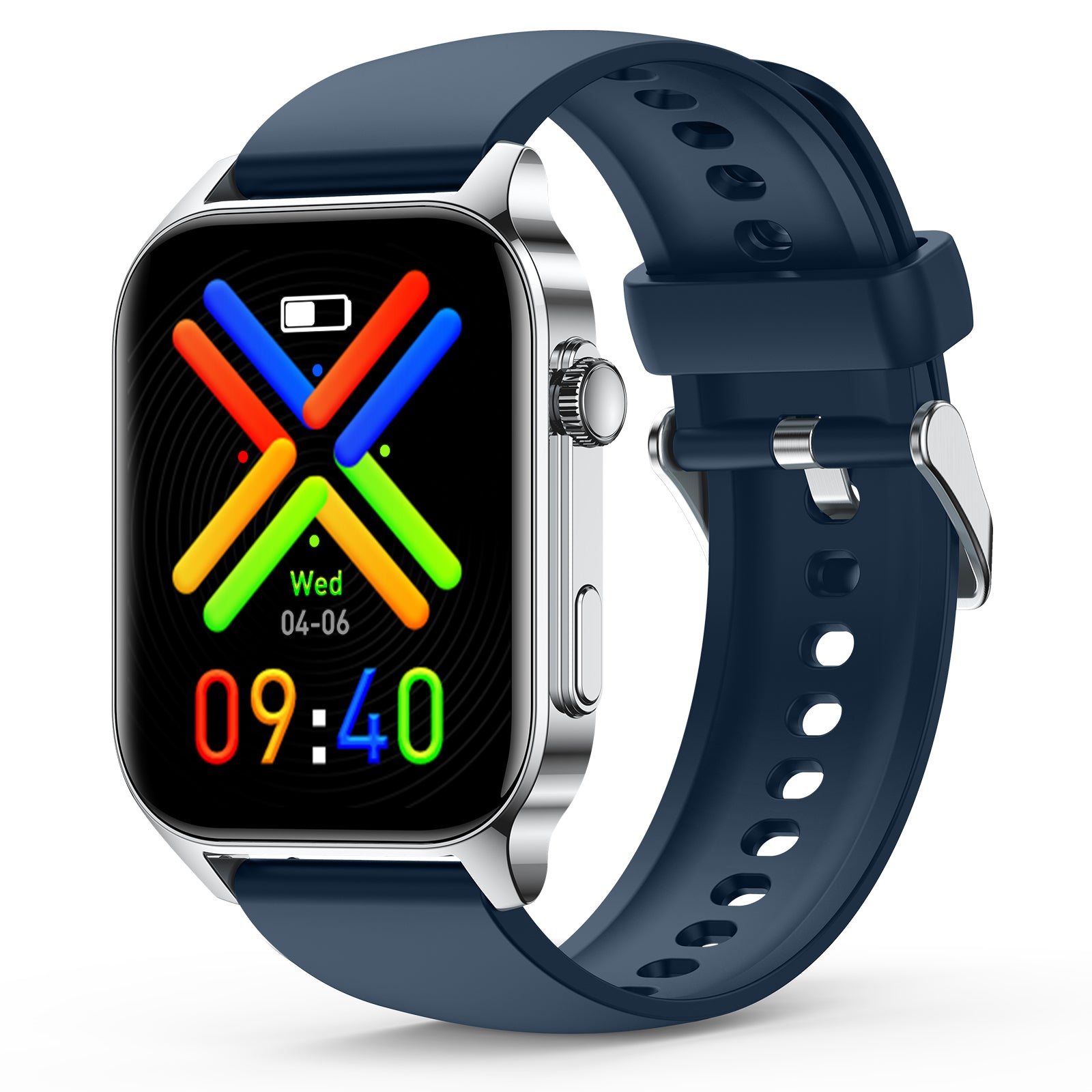 P99 1.91" HD Smartwatch for Men with Heart Rate, Infrared True Blood Oxygen Monitor, IP68 Waterproof Fitness Tracker