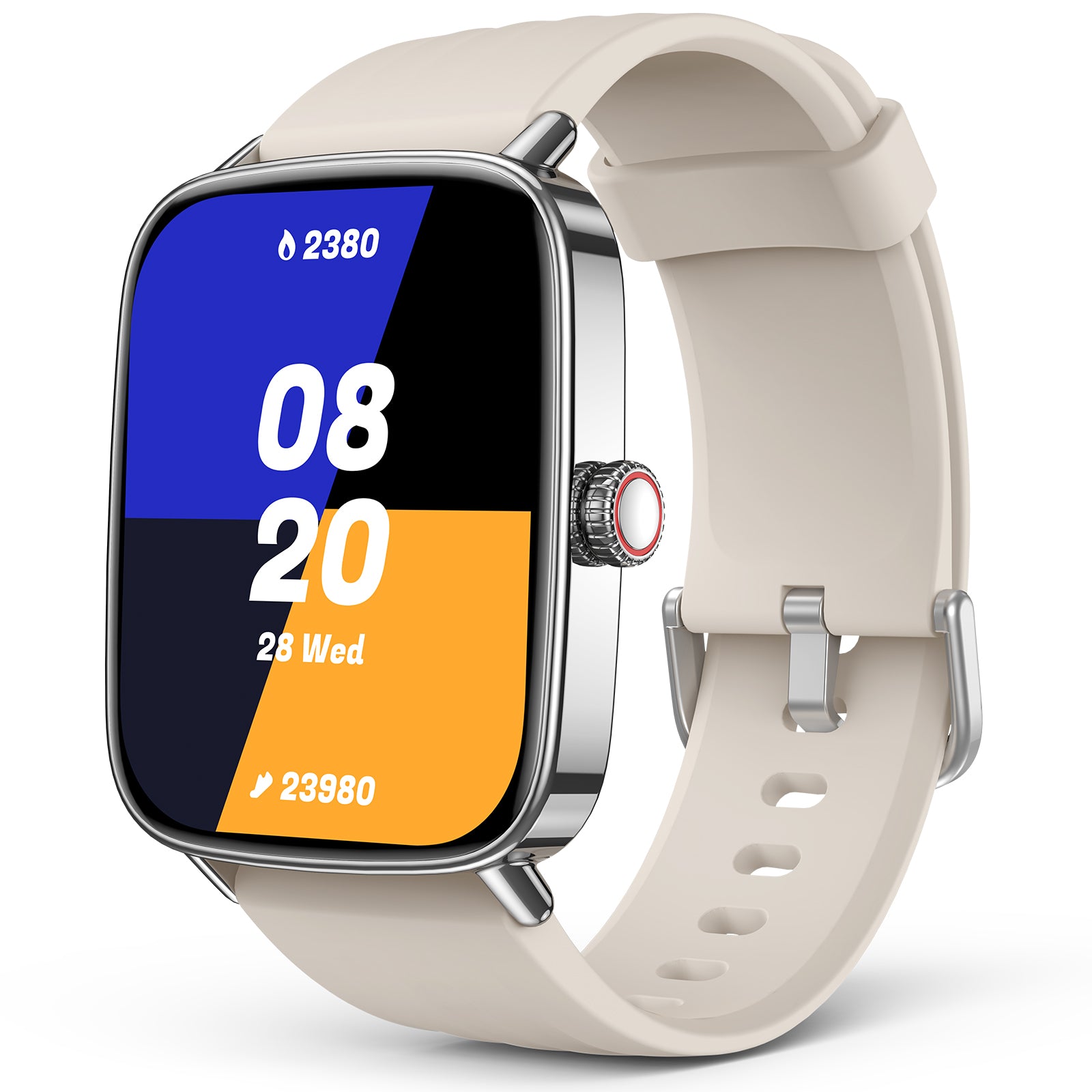 IDW28 2025 Smart Watches for Women, 1.85" AI Voice Smartwatch, 24/7 Heart Rate Monitor, Stress/SpO2/Sleep Tracker, IP68 Waterproof, Weather, 100+ Sports Fitness Tracker for Android iOS Pink