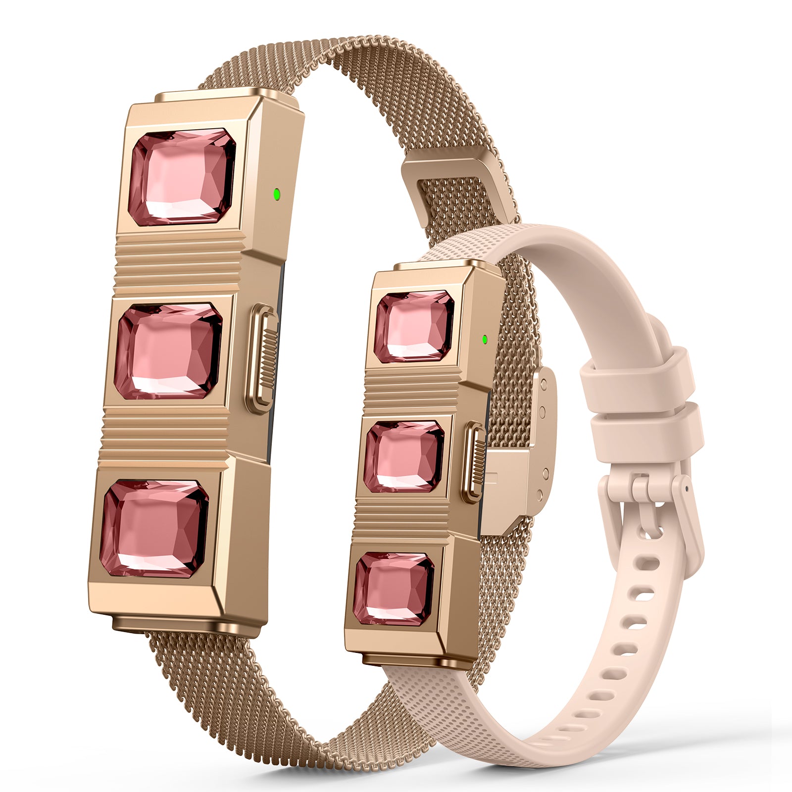 Smart Bracelet, Wearable Activity & Fitness Tracker Band, 24/7 Sleep Tracker, All-Day Continuous Heart Rate Blood Pressure Stress HRV Monitor, 170+ Sport Modes Smart Wristband with 2 Bands, Free APP