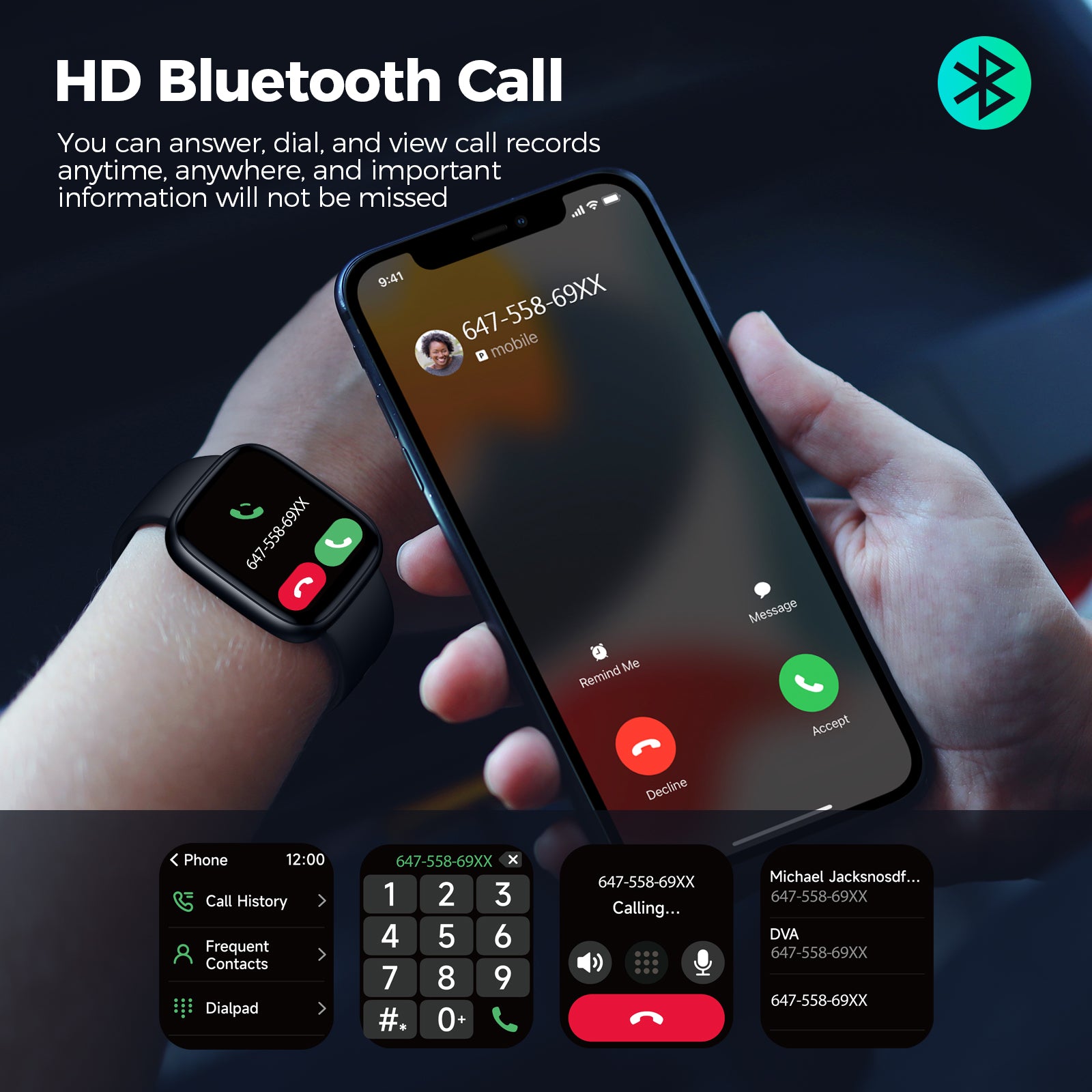 2024 Smart Watches for Men with Bluetooth Call, IDW26 Alexa Built-in 1.83' HD DIY Dial with Heart Rate, Blood Oxygen