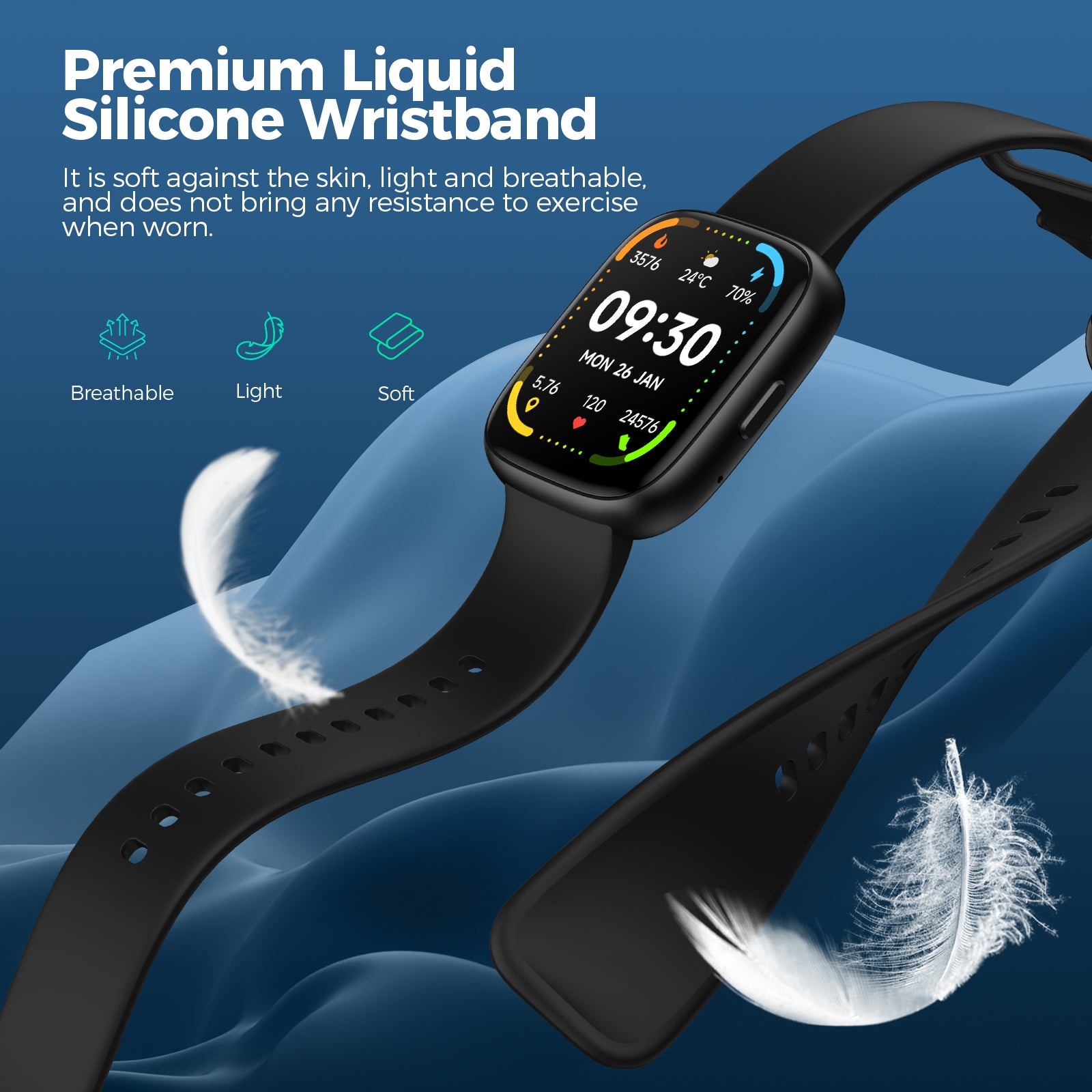2024 Smart Watches for Men with Bluetooth Call, IDW26 Alexa Built-in 1.83' HD DIY Dial with Heart Rate, Blood Oxygen