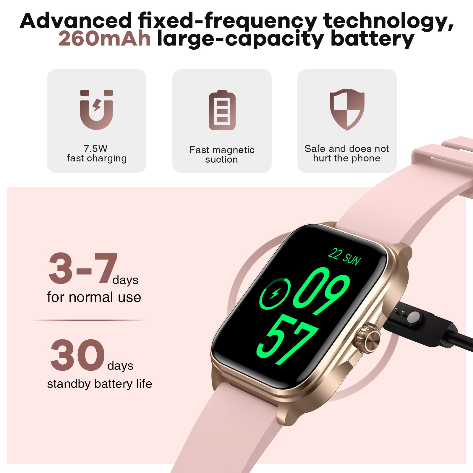 T90 1.91" HD Smartwatch for Men Women, IP67 Swimming Waterproof Fitness Tracker, Infrared True Blood Oxygen Monitor for Android iOS