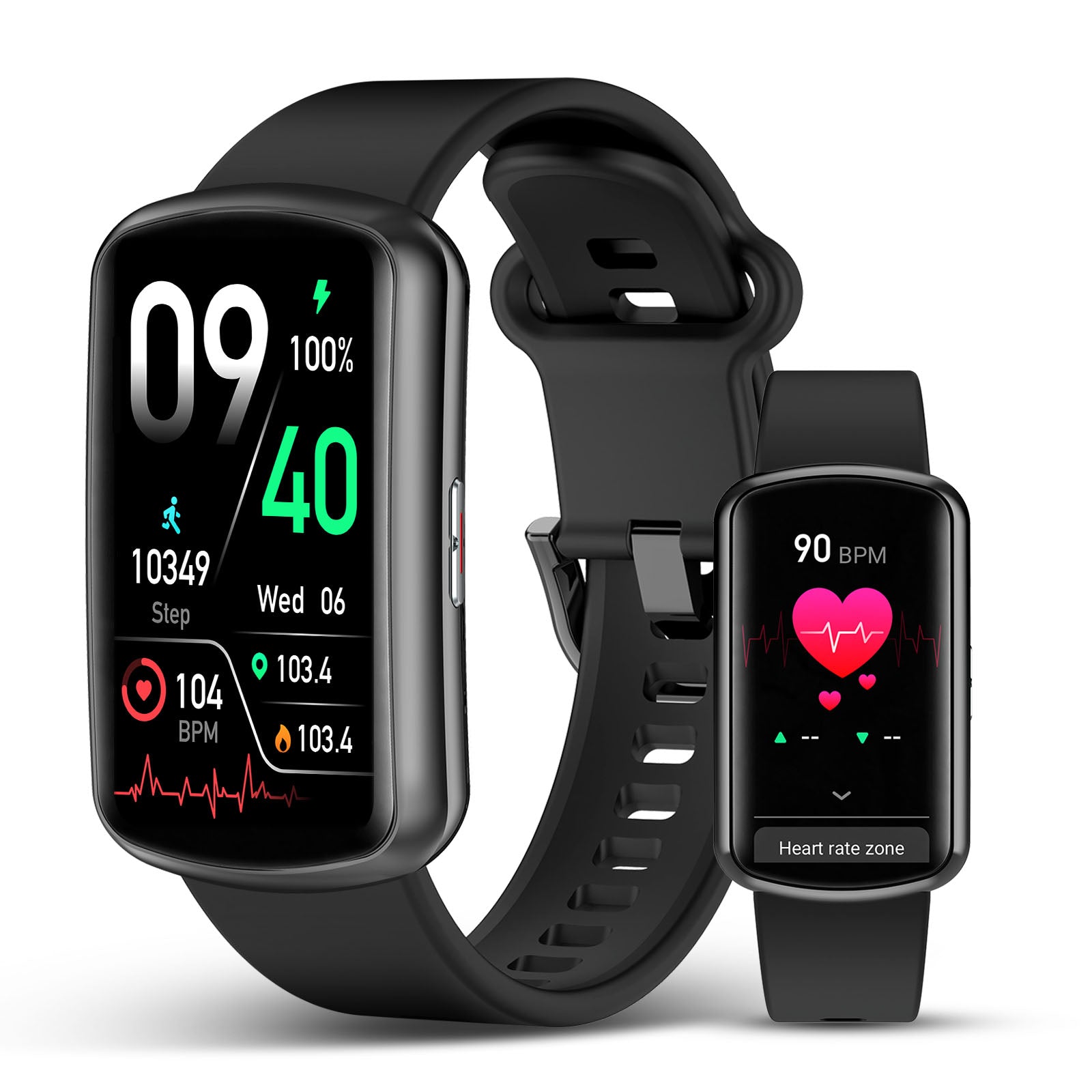 H95 SOUYIE 2026 Smart Watch Fitness Trackers for Women, 1.47″ HD Curved Screen, 24/7 Health Monitor, Sleep Tracker, 110+ Sports Modes Pedometer Step Tracker, Waterproof Activity Tracker for Android iOS