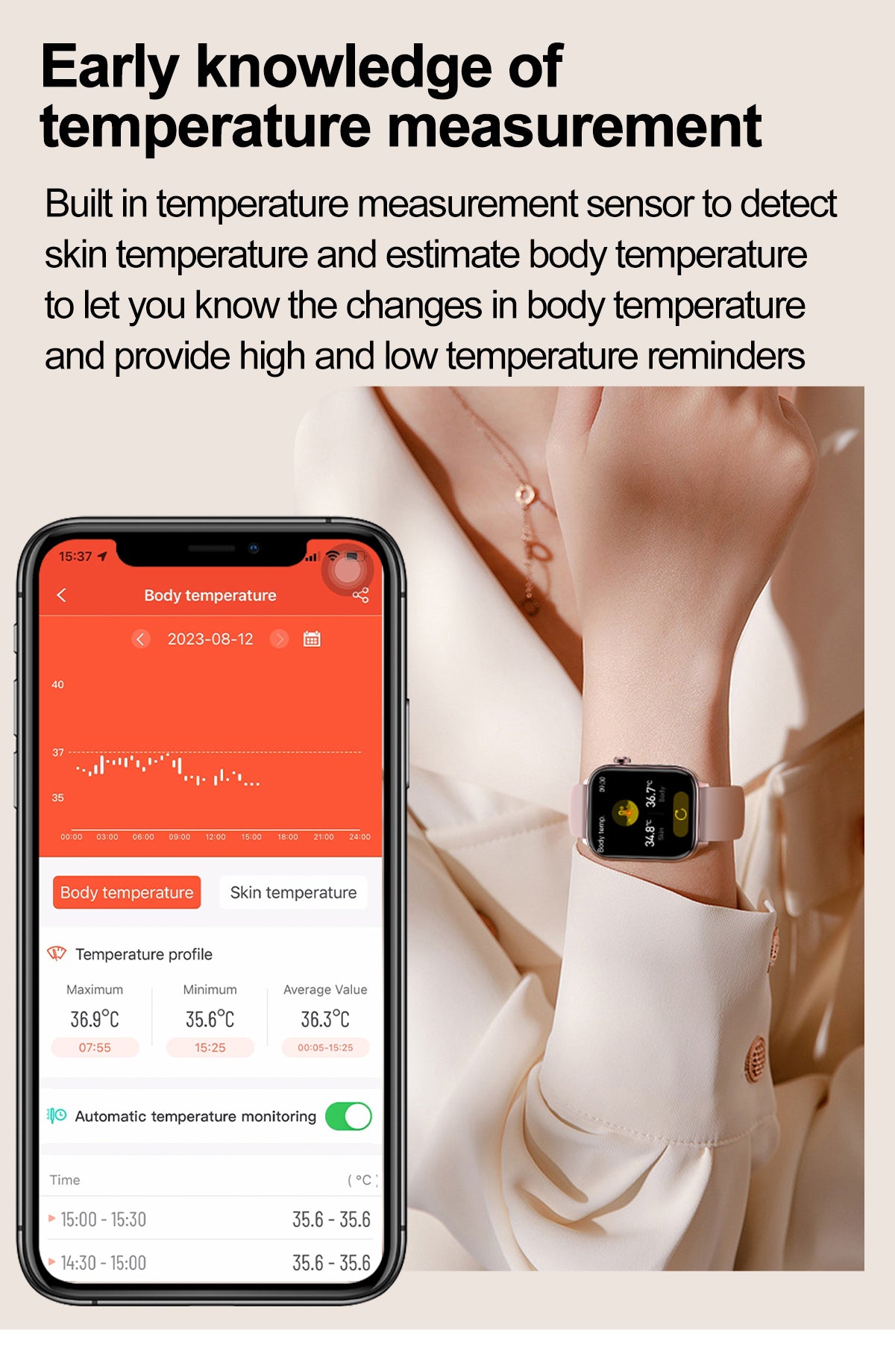ET570 Electrocardiogram Smart Watch (Answer/Make Call), 1.96 Inch Full Touch Screen Blood Glucose  Measurement Sos Emergency Call Sports Watches