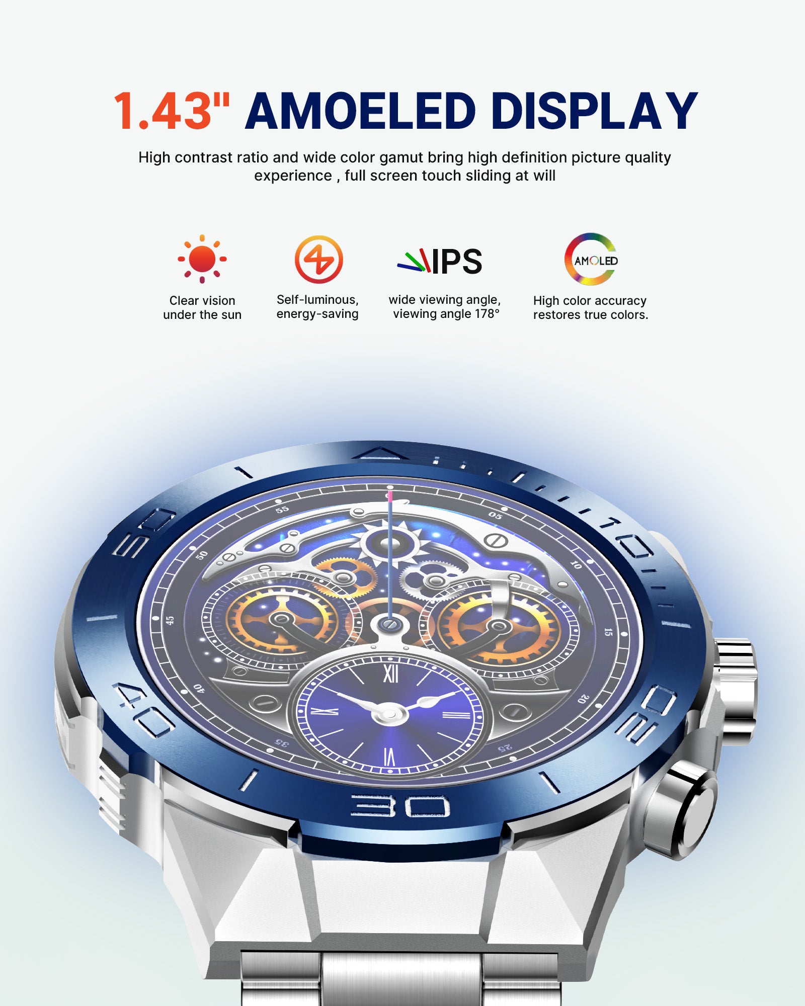 H33 Men's Smart Watch (Answer/Make Calls),107 Sports Modes, Sleep Heart Rate Blood Oxygen Blood Pressure Monitor