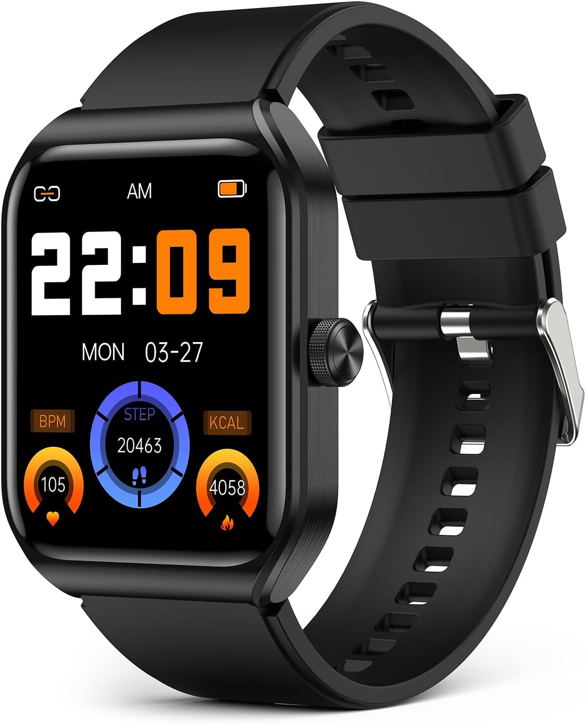 T56 Valentines Couple Smart Watch for Men Women, Fitness Tracker with Bluetooth Call , IP68 Waterproof 100+ Sports Smartwatch