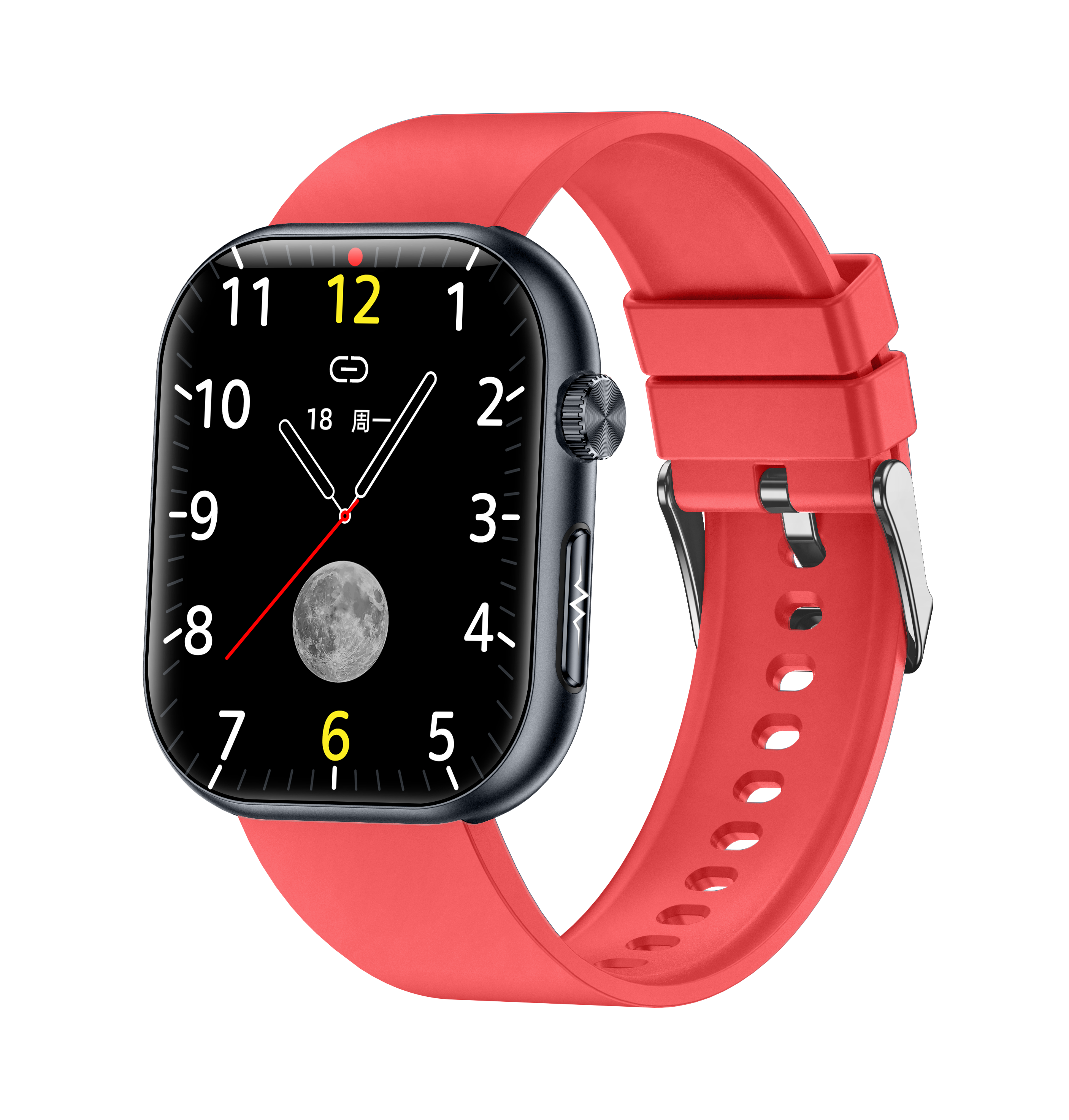 ET587 Blood Sugar Monitoring Smart Watch For Men Women，1.95" AMOLED Full Touch Screen ECG Smartwatch (Answer/Make Call),Heart Rate Blood Pressure